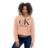 Christ Kingdom Crop Hoodie (Black lettering) - AGAPE KINGDOM INC