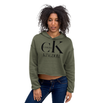 Christ Kingdom Crop Hoodie (Black lettering) - AGAPE KINGDOM INC