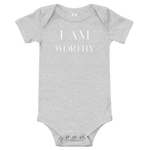 I Am worthy Onesie - AGAPE KINGDOM INC