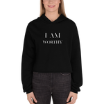 I Am Worthy  Crop Hoodie - AGAPE KINGDOM INC