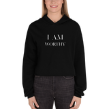 I Am Worthy  Crop Hoodie - AGAPE KINGDOM INC