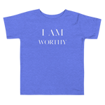 I am Worthy Toddler Short Sleeve Tee - AGAPE KINGDOM INC