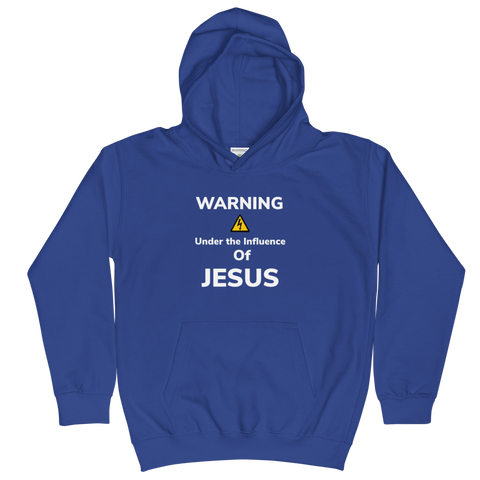 Under the Influence of Jesus Kids Hoodie - AGAPE KINGDOM INC