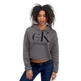 Christ Kingdom Crop Hoodie (Black lettering) - AGAPE KINGDOM INC