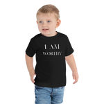 I am Worthy Toddler Short Sleeve Tee - AGAPE KINGDOM INC