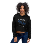 Women “Know desire to fit in Crop Hoodie - AGAPE KINGDOM INC