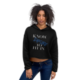 Women “Know desire to fit in Crop Hoodie - AGAPE KINGDOM INC