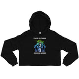 Focus on things above Crop Hoodie - AGAPE KINGDOM INC