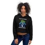 Focus on things above Crop Hoodie - AGAPE KINGDOM INC