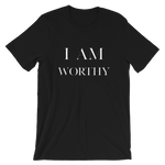 I Am Worthy Mens Premium T-Shirt - AGAPE KINGDOM INC