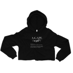 Women’s Agape Crop Hoodie - AGAPE KINGDOM INC