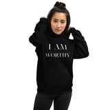 I Am Worthy Women’s  Hoodie - AGAPE KINGDOM INC