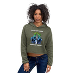 Focus on things above Crop Hoodie - AGAPE KINGDOM INC