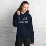 I Am Worthy Women’s  Hoodie - AGAPE KINGDOM INC