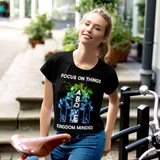 Focus on things above Crop Tee - AGAPE KINGDOM INC