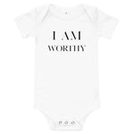I Am worthy Onesie - AGAPE KINGDOM INC