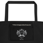 Warning under the Influence of Jesus Beach Bag - AGAPE KINGDOM INC
