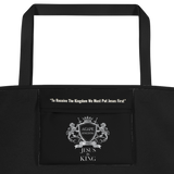 Warning under the Influence of Jesus Beach Bag - AGAPE KINGDOM INC