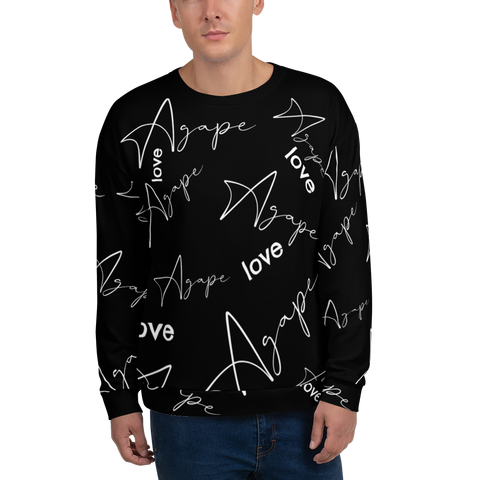 Agape Slogan  Sweatshirt Mens - AGAPE KINGDOM INC