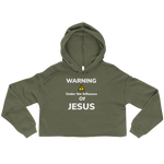 Under the Influence of Jesus  Crop Hoodie - AGAPE KINGDOM INC