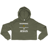Under the Influence of Jesus  Crop Hoodie - AGAPE KINGDOM INC
