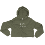 I Am Worthy  Crop Hoodie - AGAPE KINGDOM INC