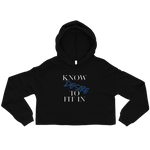 Women “Know desire to fit in Crop Hoodie - AGAPE KINGDOM INC