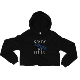 Women “Know desire to fit in Crop Hoodie - AGAPE KINGDOM INC