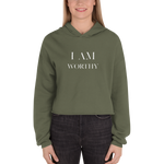 I Am Worthy  Crop Hoodie - AGAPE KINGDOM INC