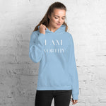 I Am Worthy Women’s  Hoodie - AGAPE KINGDOM INC