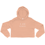 I Am Worthy  Crop Hoodie - AGAPE KINGDOM INC