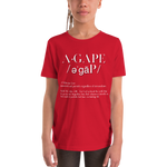 Agape Youth Short Sleeve T-Shirt - AGAPE KINGDOM INC