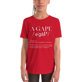 Agape Youth Short Sleeve T-Shirt - AGAPE KINGDOM INC