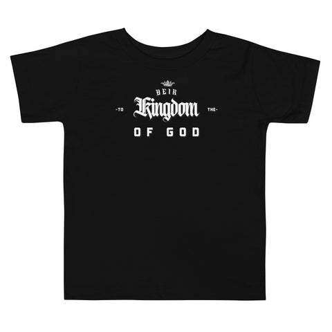 Heir to the Kingdom Toddler Short Sleeve Tee - AGAPE KINGDOM INC