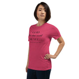 God not done with me Short-Sleeve T-Shirt - AGAPE KINGDOM INC