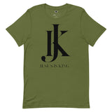 Jesus is King white Mens Short-Sleeve T-Shirt - AGAPE KINGDOM INC