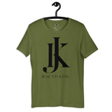 Jesus is King white Mens Short-Sleeve T-Shirt - AGAPE KINGDOM INC