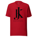 Jesus is King white Mens Short-Sleeve T-Shirt - AGAPE KINGDOM INC