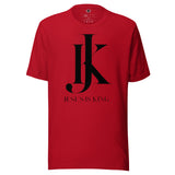 Jesus is King white Mens Short-Sleeve T-Shirt - AGAPE KINGDOM INC