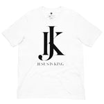 Jesus is King white Mens Short-Sleeve T-Shirt - AGAPE KINGDOM INC
