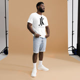 Jesus is King white Mens Short-Sleeve T-Shirt - AGAPE KINGDOM INC