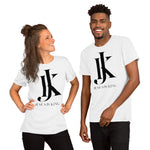 Jesus is King white Mens Short-Sleeve T-Shirt - AGAPE KINGDOM INC