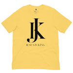 Jesus is King white Mens Short-Sleeve T-Shirt - AGAPE KINGDOM INC