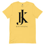 Jesus is King white Mens Short-Sleeve T-Shirt - AGAPE KINGDOM INC