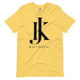 Jesus is King white Mens Short-Sleeve T-Shirt - AGAPE KINGDOM INC